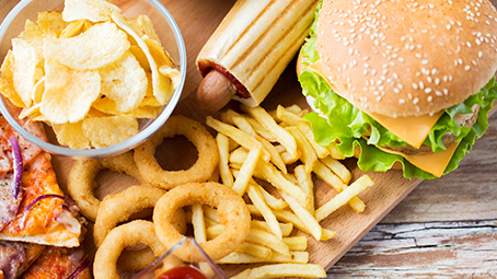 Unhealthy snacks